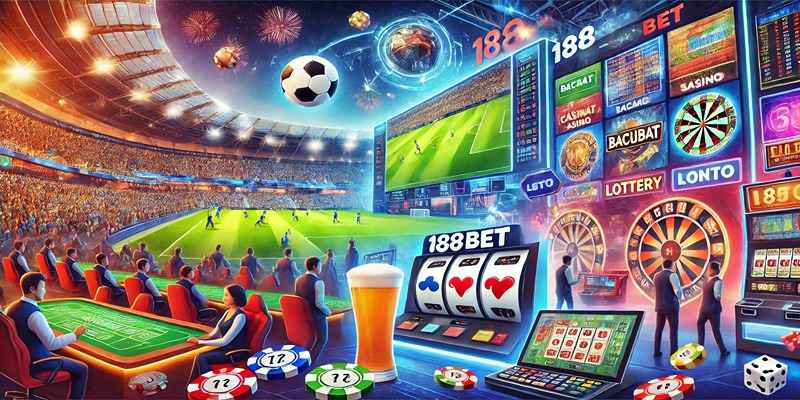 188BET cung cấp cá cược thể thao, casino trực tuyến và nhiều trò chơi hấp dẫn