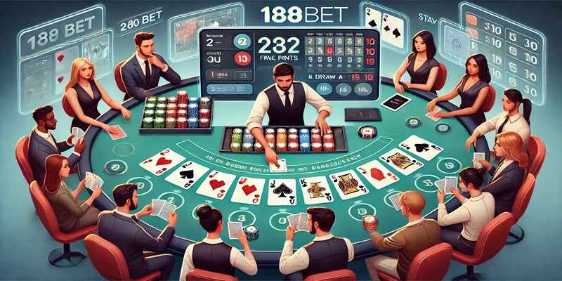 Nắm vững quy tắc chơi Blackjack online để giành chiến thắng tại 188BET