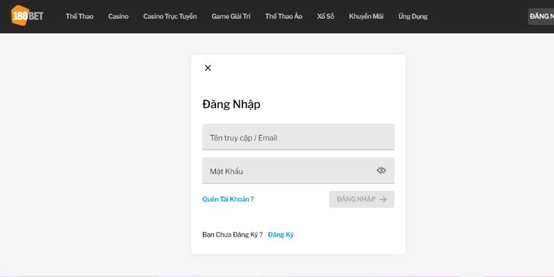 Hướng dẫn đăng nhập 188BET chi tiết nhất
