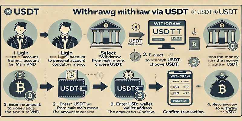 Rút tiền qua USDT, nhanh chóng và tiện lợi ngay lập tức