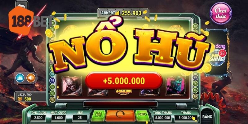 Nổ hũ 188BET trực tuyến hấp dẫn minh bạch sinh động